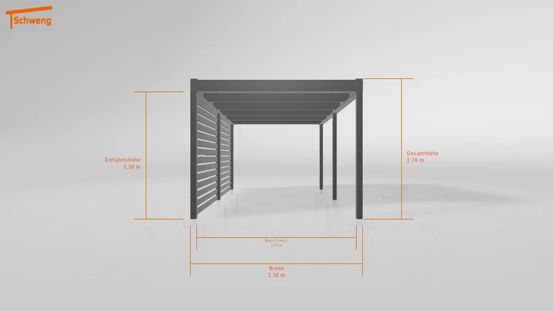 #DE Schweng Flachdachcarport C600 (ID mj25w4) #MTG