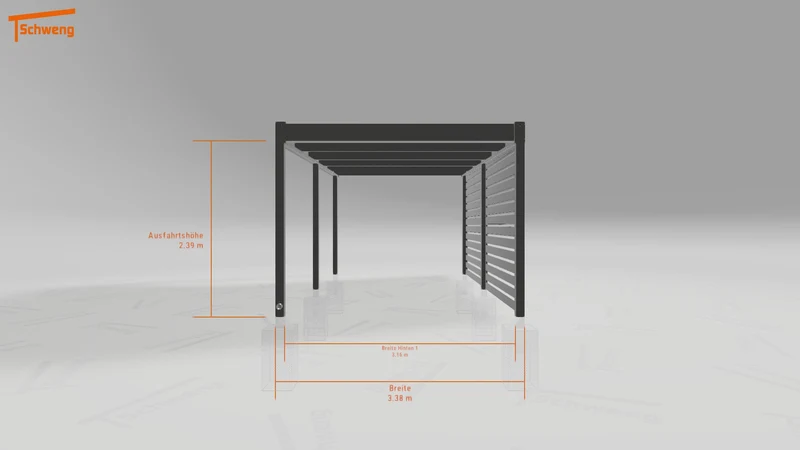 #DE Schweng Flachdachcarport C600 (ID mj25w4) #MTG