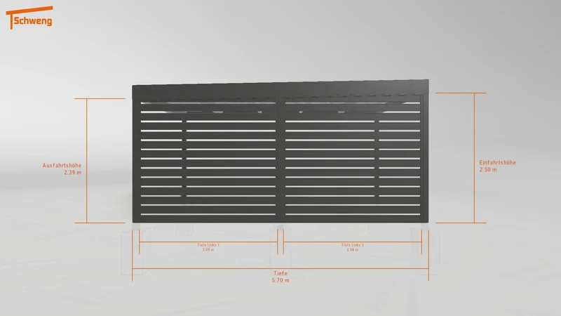 #DE Schweng Flachdachcarport C600 (ID mj25w4) #MTG