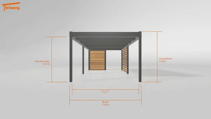 #DE Schweng Flachdachcarport C600 (ID jj8n3b) #MTG