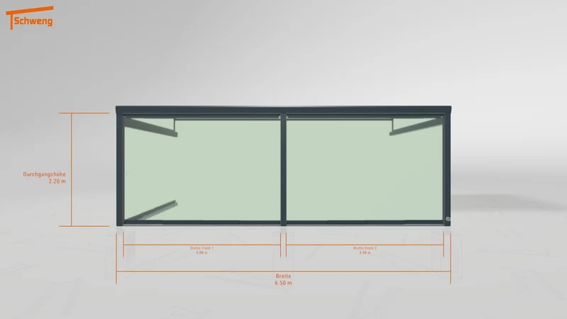 #DE Schweng Terrassenüberdachung S400 (ID 85pyyn)
