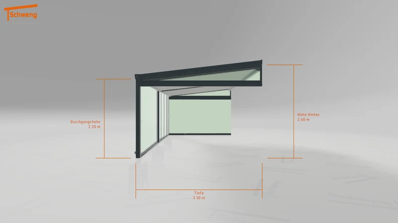#DE Schweng Terrassenüberdachung S400 (ID 85pyyn)