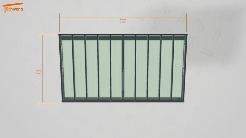 #DE Schweng Terrassenüberdachung S400 (ID 85pyyn)