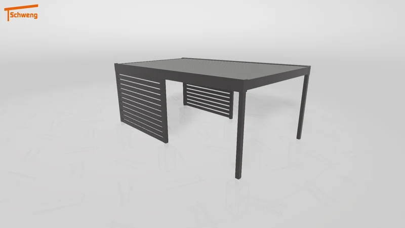 #DE Schweng Flachdachcarport C600 (ID qdvyp4) #MTG