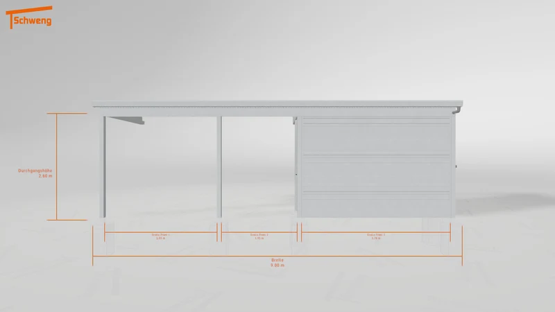 #DE Schweng Pultdachcarport S400 (ID w3x2qj) #MTG
