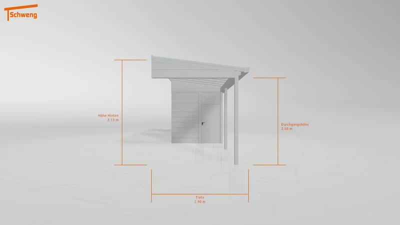 #DE Schweng Pultdachcarport S400 (ID w3x2qj) #MTG