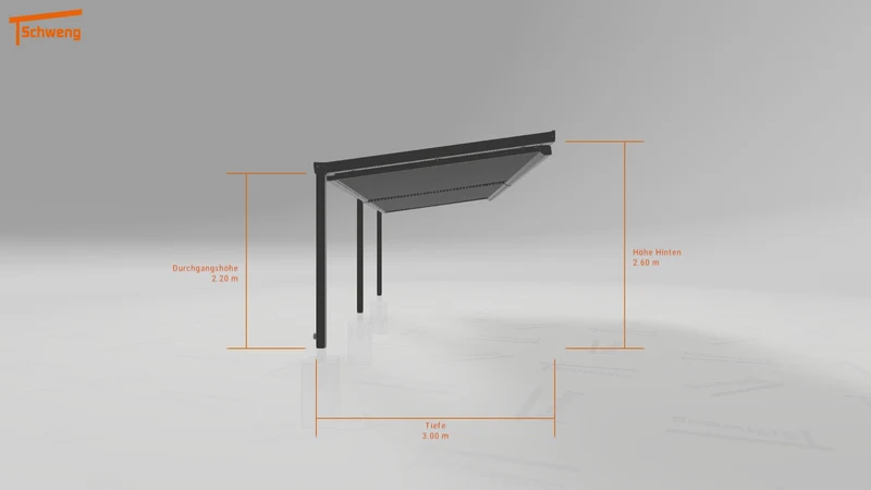 #DE Schweng Terrassenüberdachung S400 (ID 77bwyp)