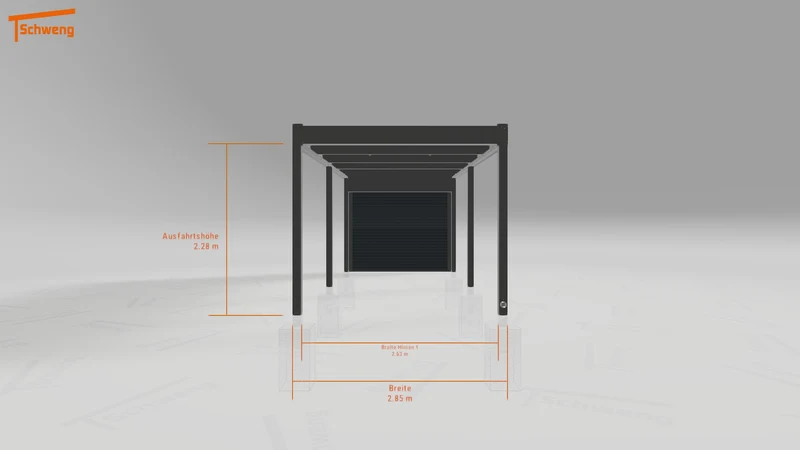 #DE Schweng Flachdachcarport C600 (ID dvnq8b) #MTG