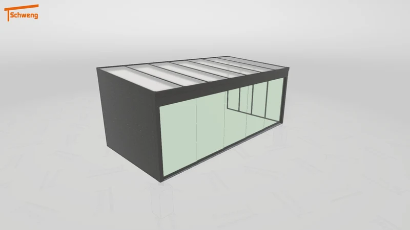 #DE Schweng Terrassenüberdachung S400 (ID g7538m)