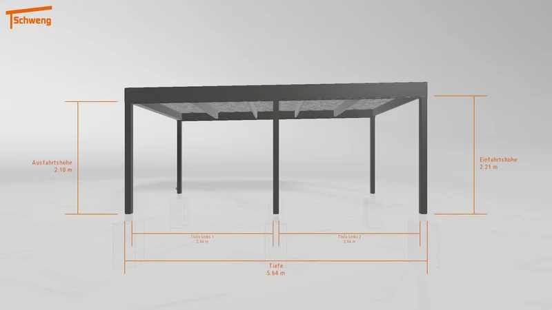 #DE Schweng Flachdachcarport C600 (ID n5m7qv) #MTG