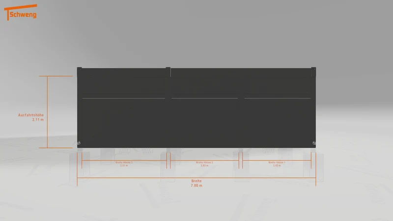 #DE Schweng Flachdachcarport C600 (ID n5m75v) #MTG