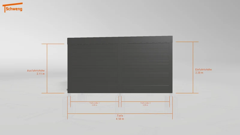 #DE Schweng Flachdachcarport C600 (ID n5m75v) #MTG