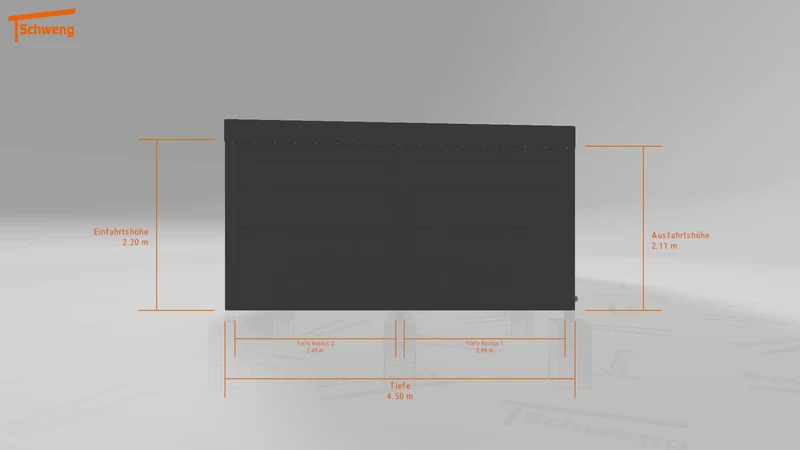 #DE Schweng Flachdachcarport C600 (ID n5m75v) #MTG
