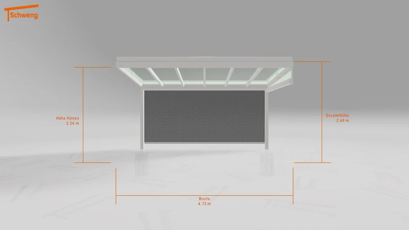 #DE Schweng Terrassenüberdachung S350 (ID 85pyyq)