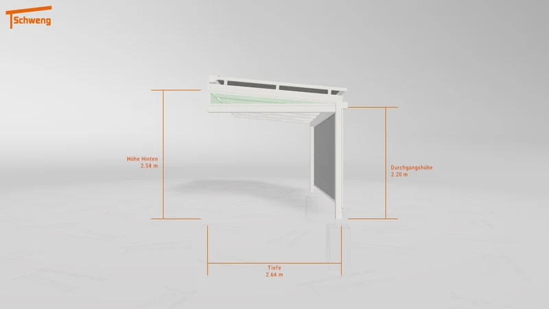 #DE Schweng Terrassenüberdachung S350 (ID 85pyyq)