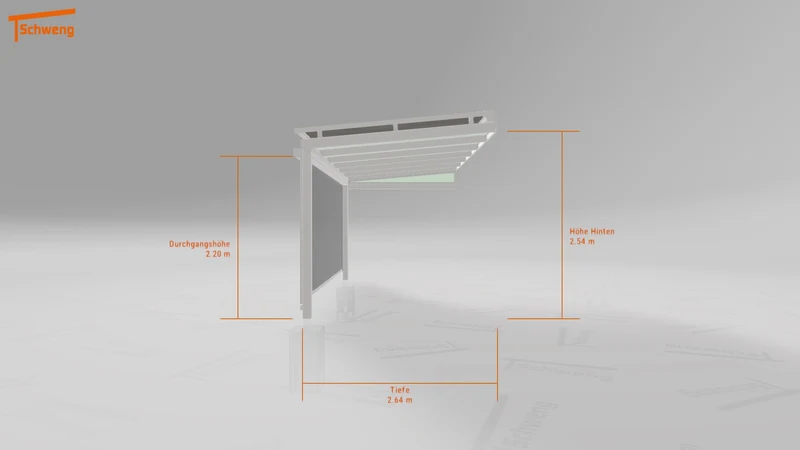#DE Schweng Terrassenüberdachung S350 (ID 85pyyq)