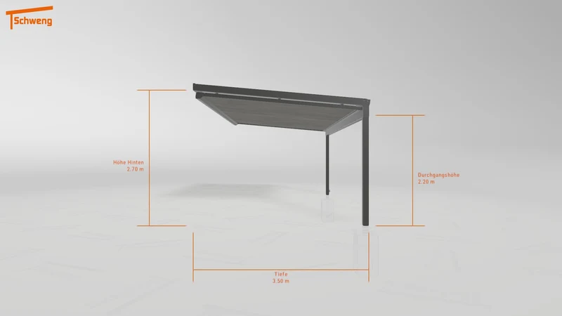#DE Schweng Terrassenüberdachung S350 (ID 5mzdn3)