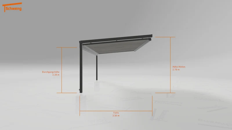 #DE Schweng Terrassenüberdachung S350 (ID 5mzdn3)