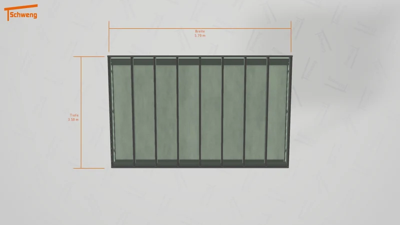 #DE Schweng Terrassenüberdachung S350 (ID 5mzdn3)
