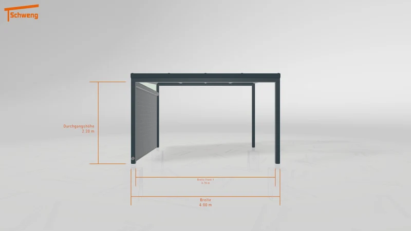 #DE Schweng Terrassenüberdachung S350 (ID 2q89k9)