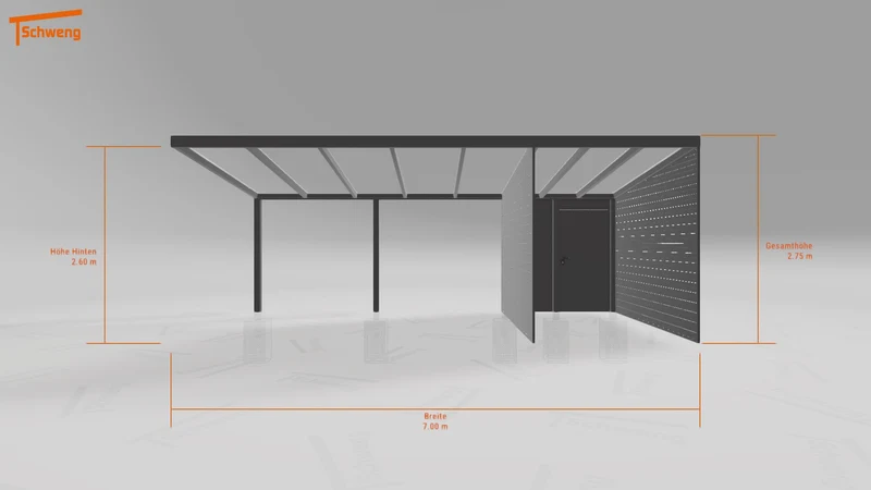#DE Schweng Pultdachcarport S350 (ID dvnd8m) #MTG