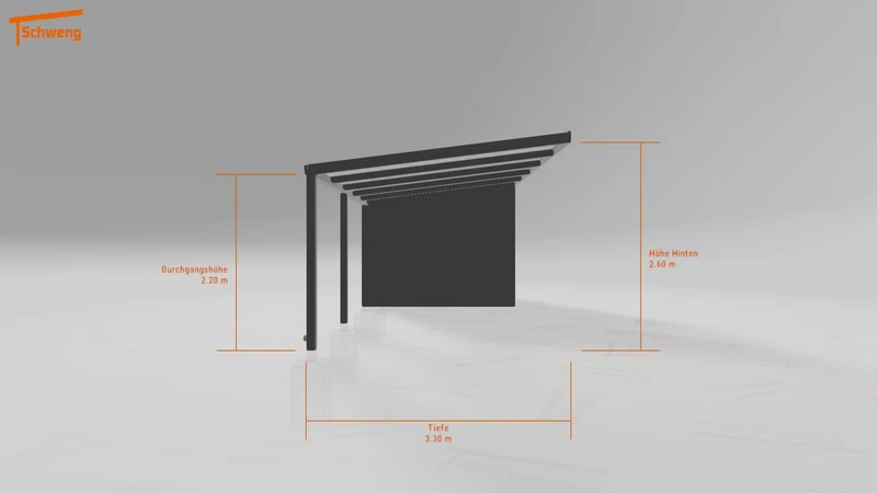 #DE Schweng Pultdachcarport S350 (ID dvnd8m) #MTG