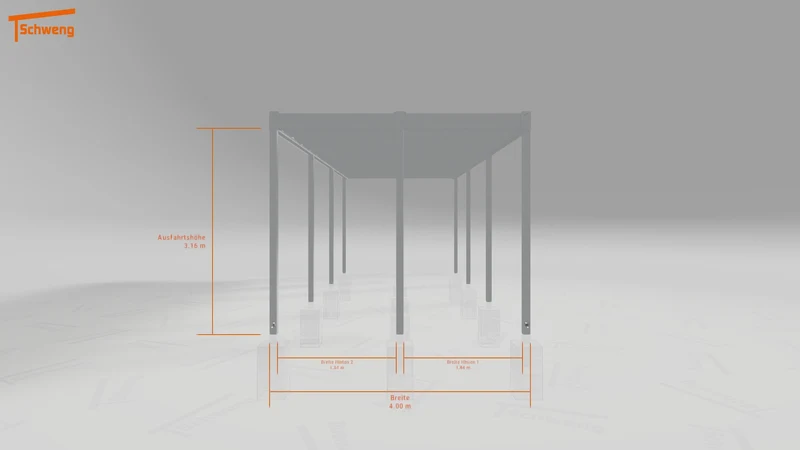 #DE Schweng Flachdachcarport C600 (ID qdv9n8)