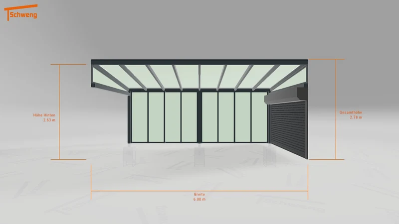 #DE Schweng Pultdachcarport S400 (ID jj8gz8)