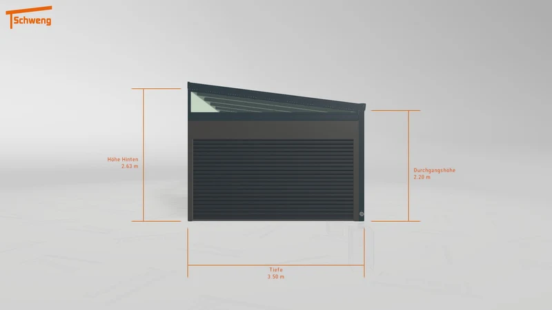 #DE Schweng Pultdachcarport S400 (ID jj8gz8)