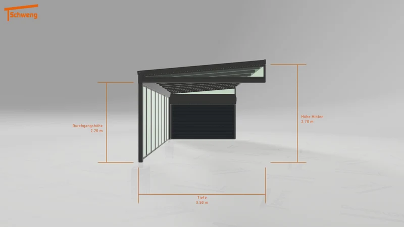 #DE Schweng Pultdachcarport S350 (ID 85pjd7)