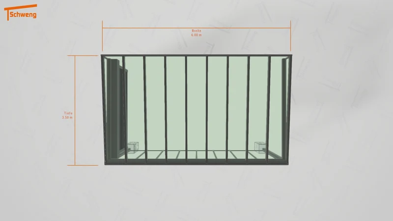 #DE Schweng Pultdachcarport S350 (ID 85pjd7)