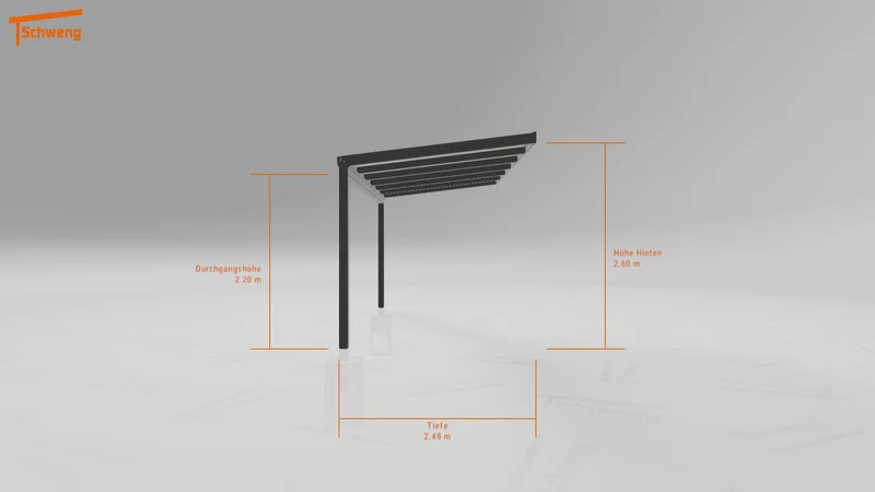 #DE Schweng Pultdachcarport S350 (ID 5mz7nd)