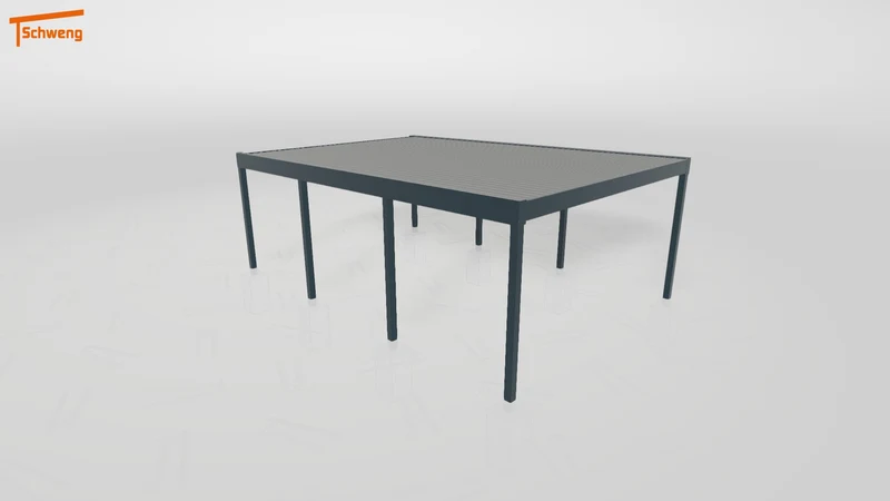 #DE Schweng Flachdachcarport C600+ (ID ygjz88)