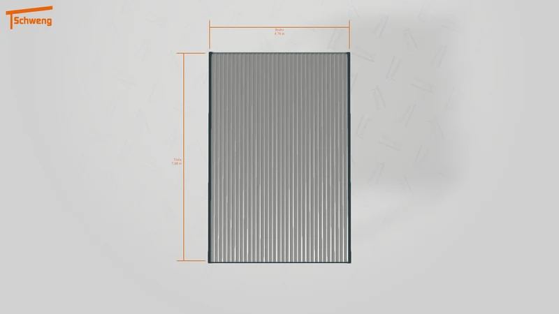 #DE Schweng Flachdachcarport C600+ (ID ygjz88)