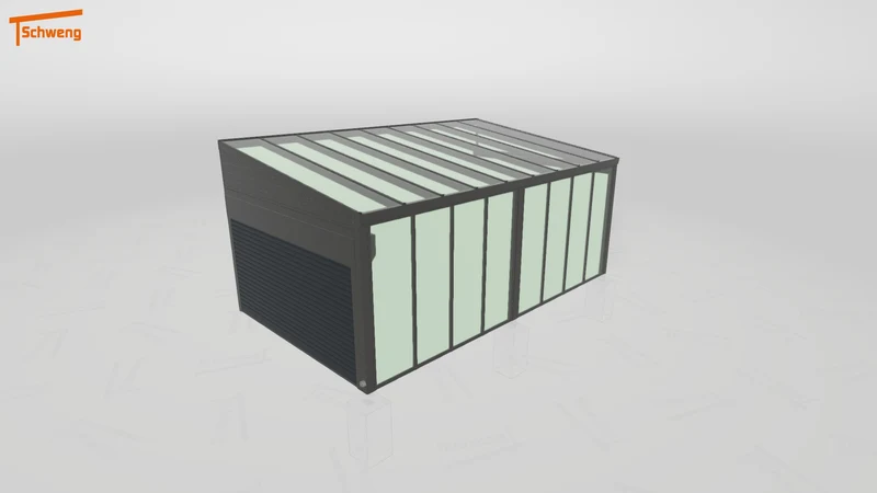 #DE Schweng Pultdachcarport S350 (ID 9wvrny)