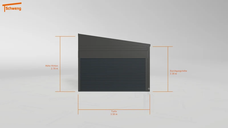 #DE Schweng Pultdachcarport S350 (ID 9wvrny)