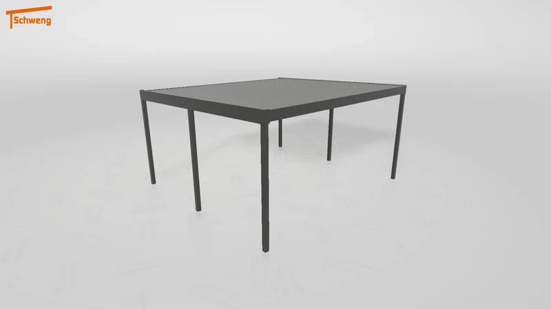#DE Schweng Flachdachcarport C600 (ID x784ry)