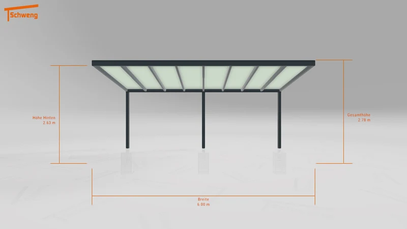 #DE Schweng Pultdachcarport S400 (ID 77b3zz) #MTG