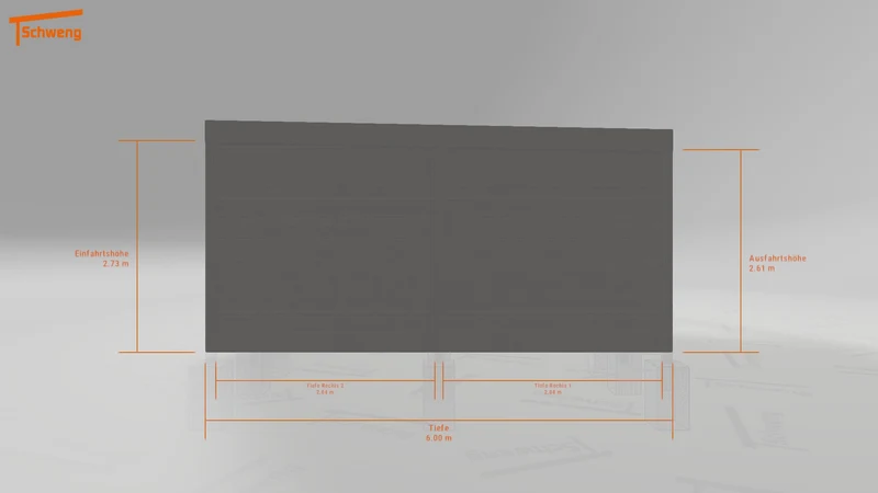 #DE Schweng Flachdachcarport C600+ (ID 42wxx5)