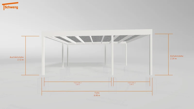 #DE Schweng Flachdachcarport C600 (ID x78xb9)