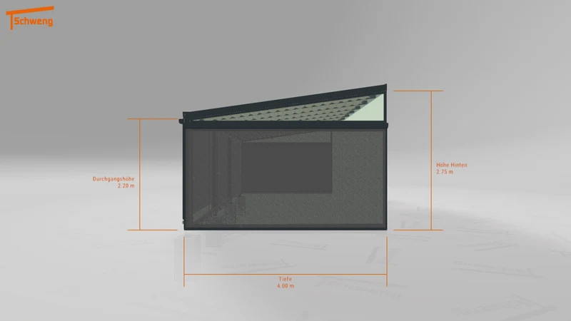 #DE Schweng Terrassenüberdachung S400 (ID x789m9)