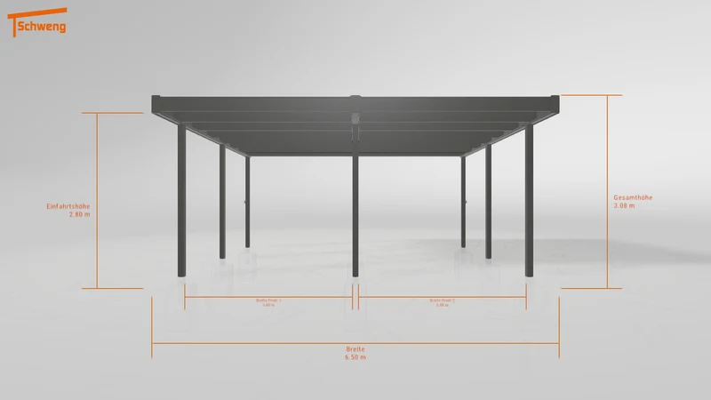 #DE Schweng Flachdachcarport C600 (ID 9wv5n7) #MTG