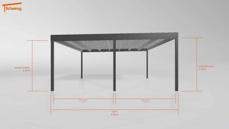 #DE Schweng Flachdachcarport C600 (ID g75z32) #MTG