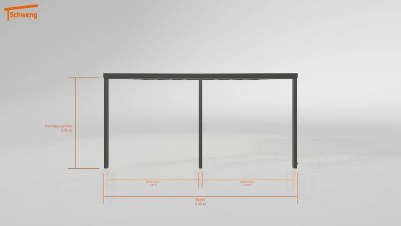 #DE Schweng Terrassenüberdachung S400 (ID 77b9wp)