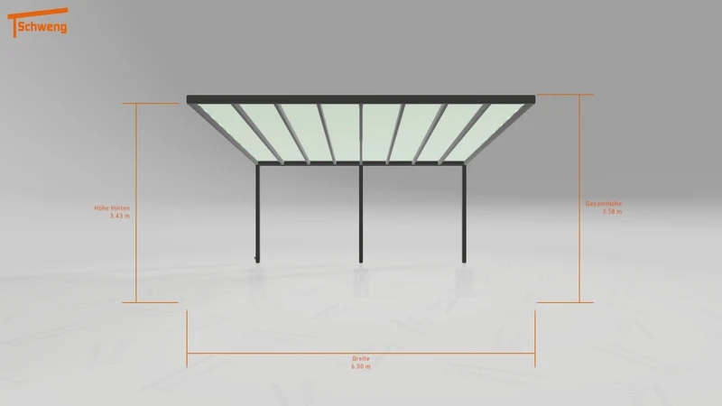 #DE Schweng Terrassenüberdachung S400 (ID 77b9wp)
