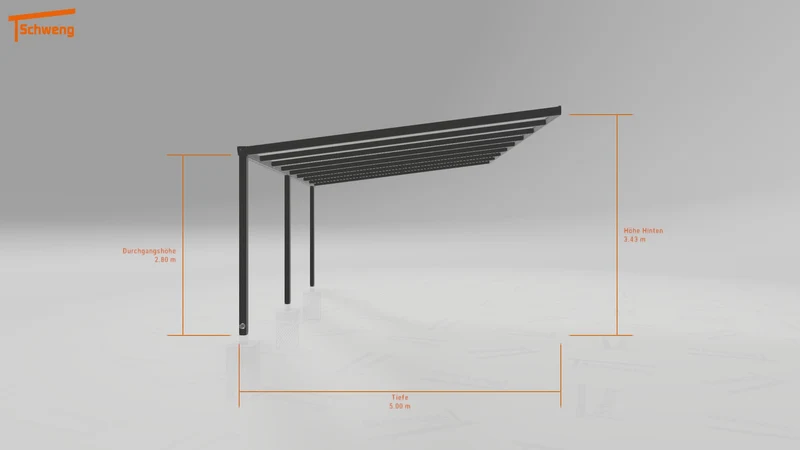 #DE Schweng Terrassenüberdachung S400 (ID 77b9wp)