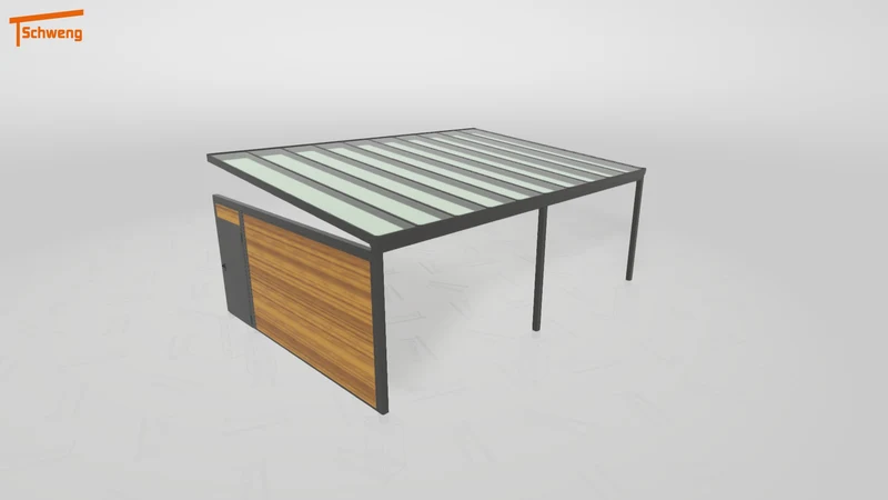 #DE Schweng Pultdachcarport S400 (ID g75zd2)