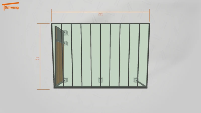 #DE Schweng Pultdachcarport S400 (ID g75zd2)
