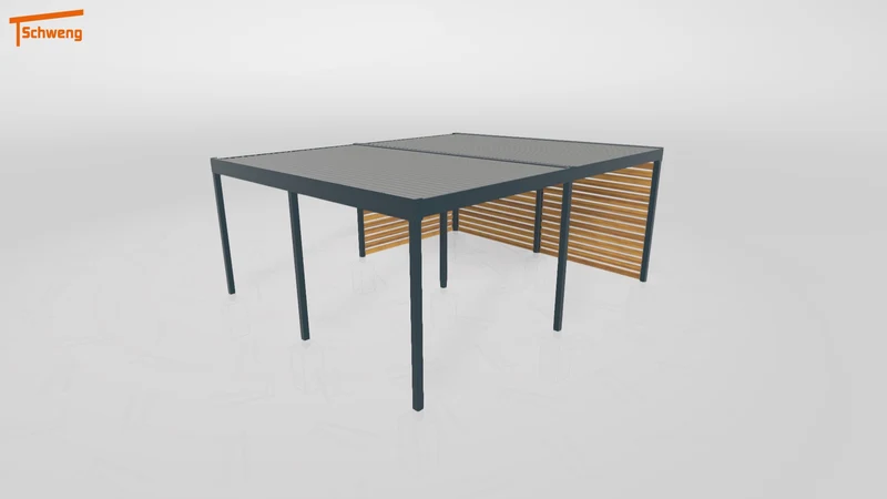 #DE Schweng Flachdachcarport C600+ (ID qdvn74) #MTG