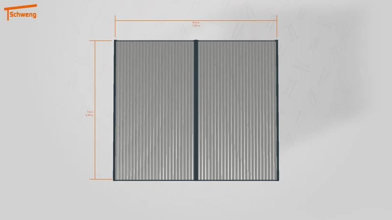 #DE Schweng Flachdachcarport C600+ (ID qdvn74) #MTG